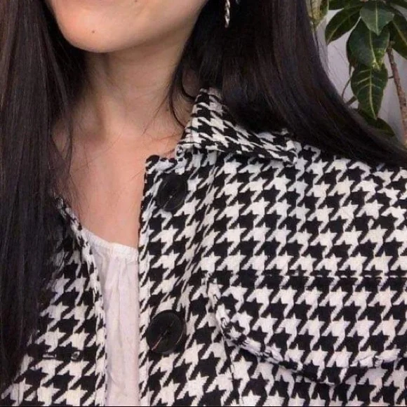Houndstooth Pattern Coat/Blazer - Picture 5 of 7